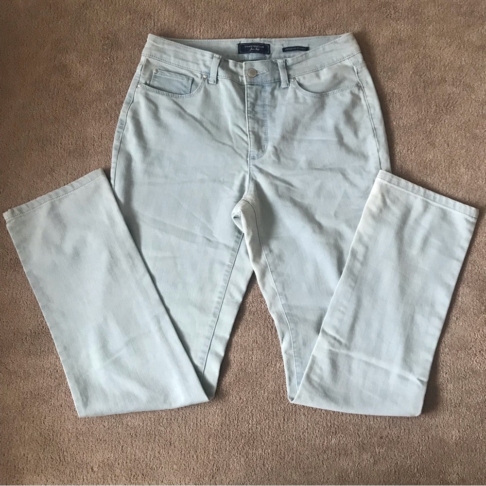 Charter club light blue jeans size 8